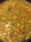 Swiss Chard, Celery Root, Carrot, and Turnip Soup