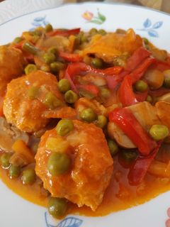 Una foto de Albóndigas de pollo 🐔