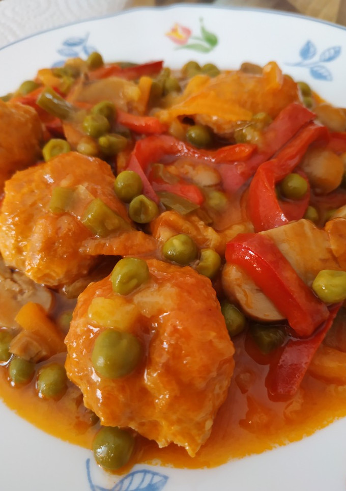 Una foto de Albóndigas de pollo 🐔