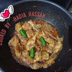 A picture of Chicken karahi.