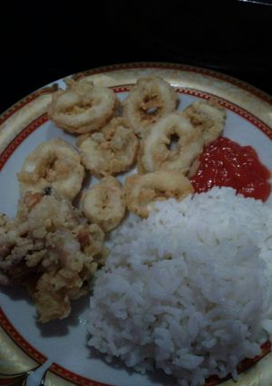 Foto resep Cumi goreng tepung