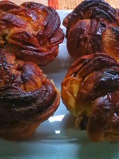 Fahéjas és kakaós babka muffin recept fotója