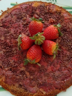 Una foto de Tarta de Fresa o Melocotón