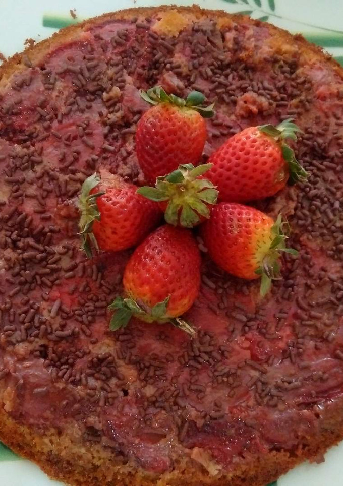 Una foto de Tarta de Fresa o Melocotón