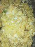 Ensalada de papa y manzanas