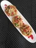 Chickpea salad in Lachcha Tokri