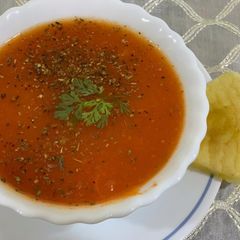 A picture of Apple soup.
