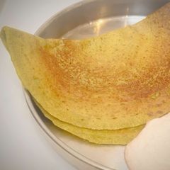 Green Moong dal Dosa A picture of Green Moong dal Dosa.