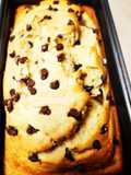 Sugarless chocolate chip banana bread