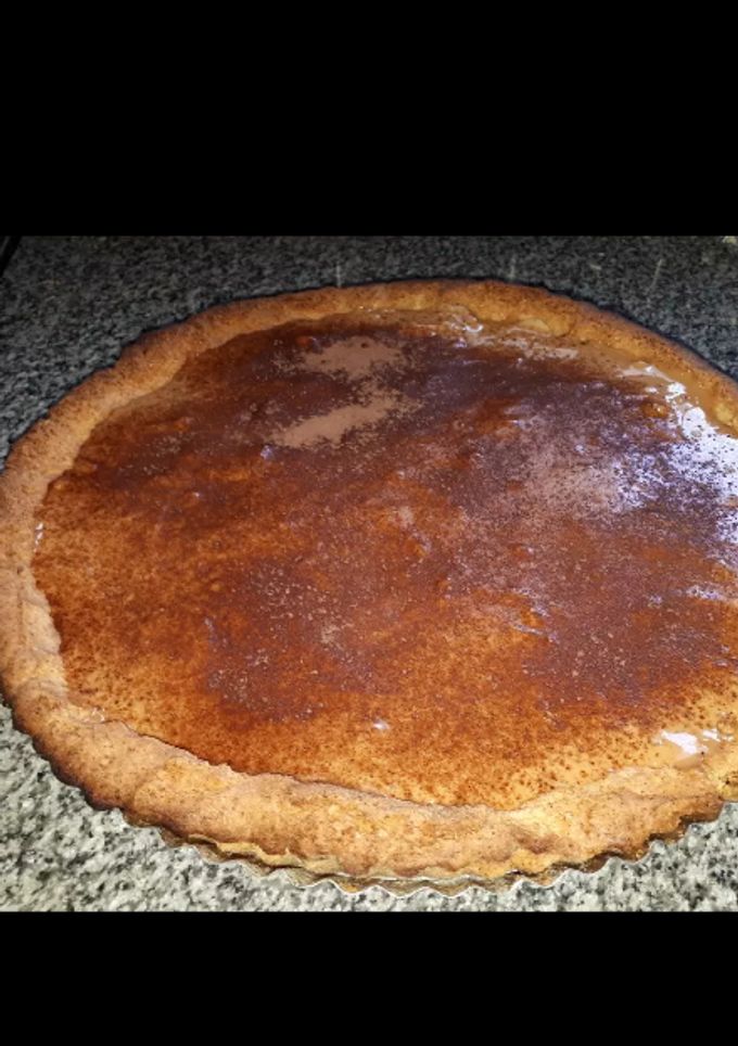 Una foto de Tarta banana split