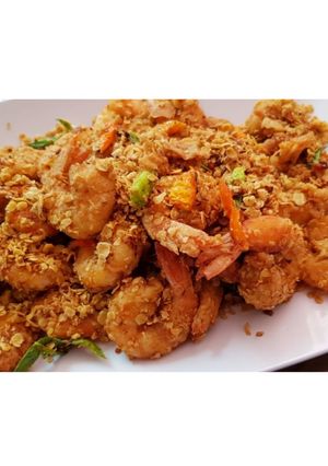 Foto resep Udang Crispy Butter Cereal