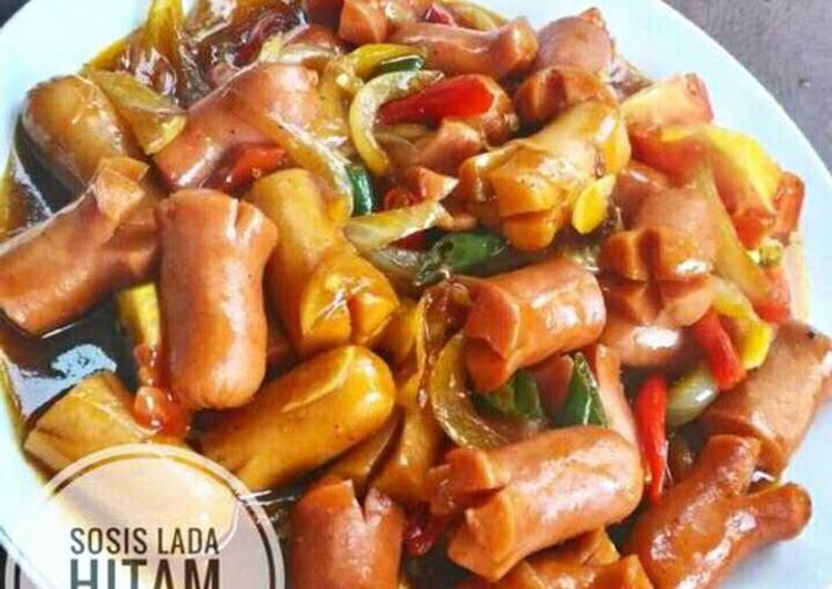 Resep Sosis Lada Hitam oleh Erlia Rulani - Cookpad