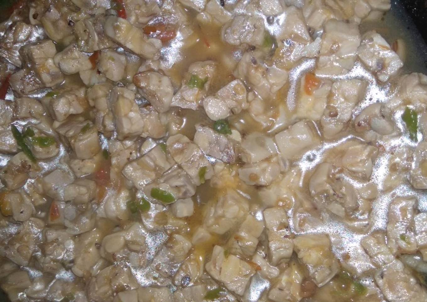 Tumis tempe kuah