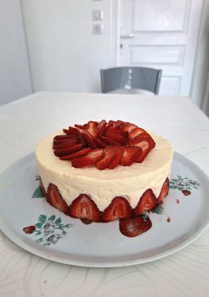 Une photo de Fraisier (crème diplomate)