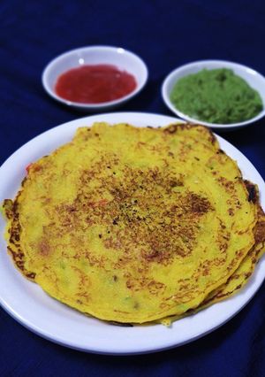 A picture of Uttapam.