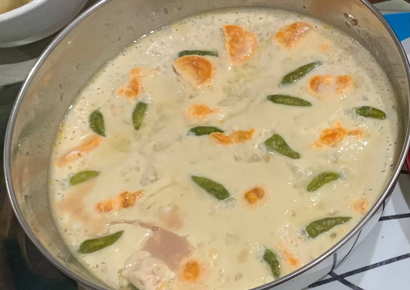 Tim daging telur asin