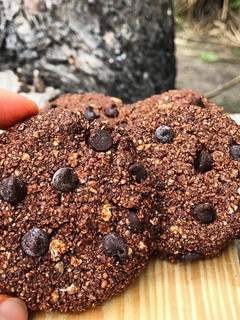 Una foto de Cookies de avena y chocolate sin harinas y sin cocción