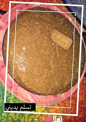 صورة لوصفة كيك باللوتس