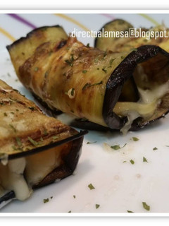 Foto principal de Rollitos de berenjena de jamón y queso
