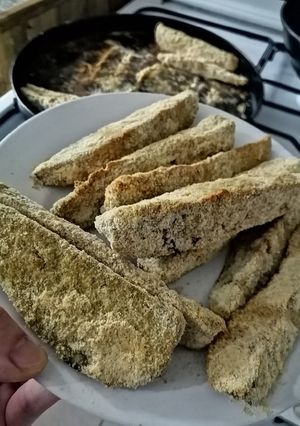Una foto de Bastones de Berenjena