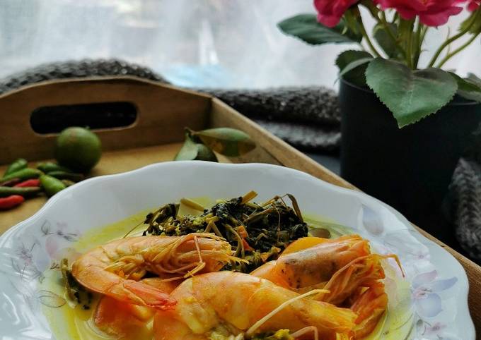 Gulai Udang Dengan Jeruk Maman