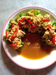 Foto resep Tumis buncis orak arik saus tiram