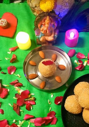 A picture of Churma laddu.