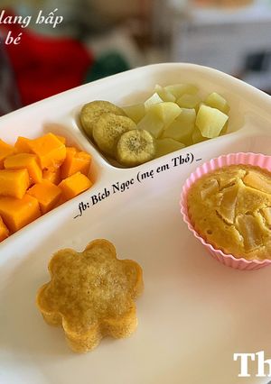 Hình của món Muffin táo sữa baby.