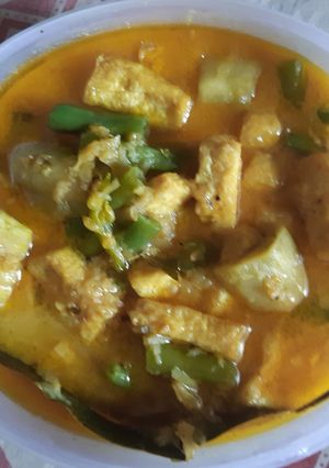 Foto resep Sayur lodeh buncis terong ungu dan tahu