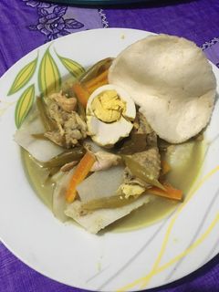 Foto resep Lontong kari ayam dan sayur ala fe