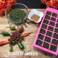 A picture of Dhaniya Pudina Chutney Recipe.