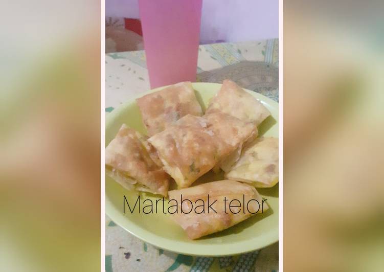 Martabak telor simple