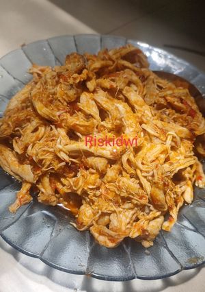 Foto resep Ayam suwir pedas