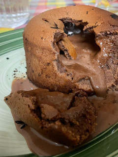 Una foto de Volcán de chocolate Michel Bras