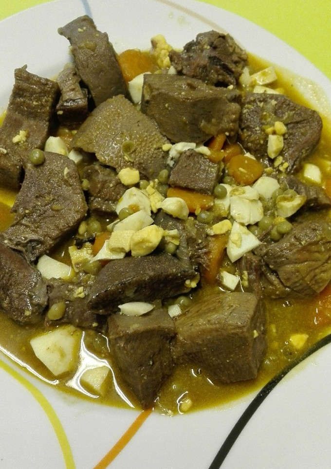 Una foto de Lengua de ternera en salsa