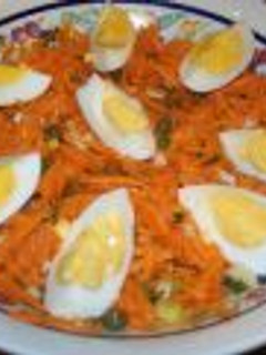Una foto de Ensalada de zanahorias