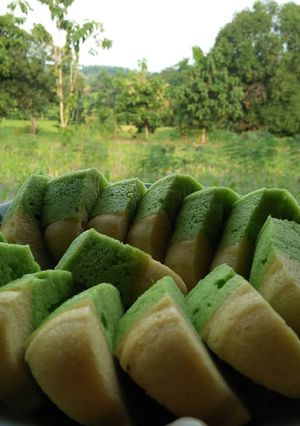 Foto resep Bolu kukus pandan magiccom