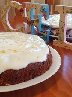 Una foto de Carrot cake al estilo Celi