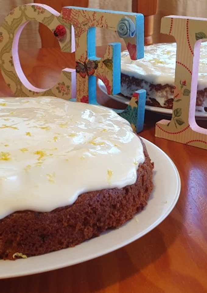 Una foto de Carrot cake al estilo Celi