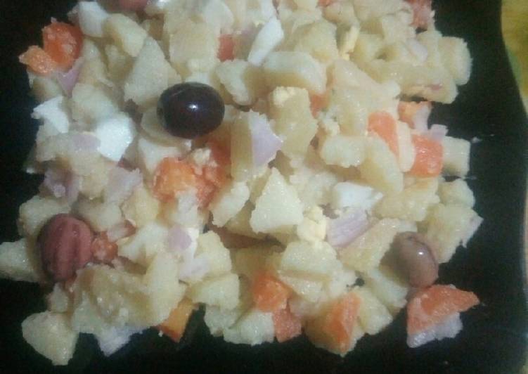 Salade de pomme de terre et carotte