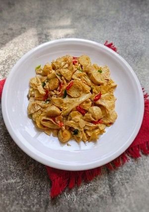 Foto resep Tumis Kembang Tahu Baso Ikan