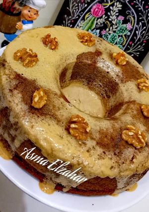 صورة لوصفة كيك النسكافيه 🥮