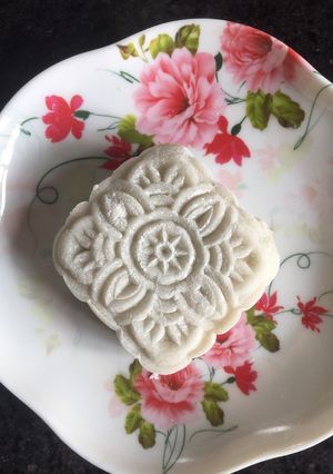 Hình của món Bánh mochi (tạo hình =khuân bánh trung thu).