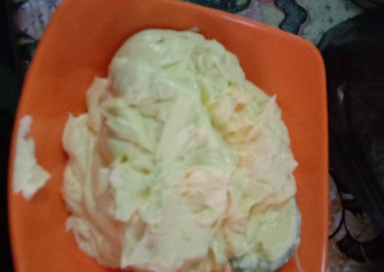 Langkah Mudah untuk Menyiapkan Butter cream homemade yang Lezat