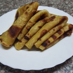 A picture of Tumeric Chapati.