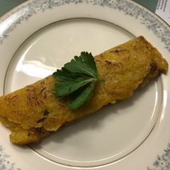 A picture of Spaghetti Squash Omelette.