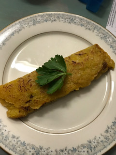 A picture of Spaghetti Squash Omelette.