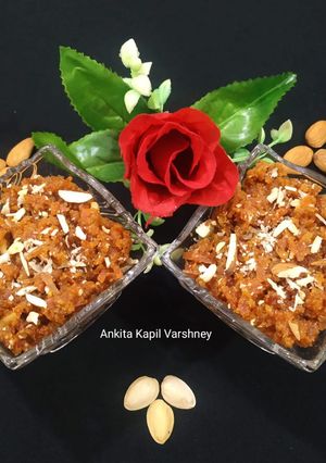 A picture of Sweet Recipes (Gajar Ka Halwa).