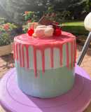 Pastel chispas de chocolate