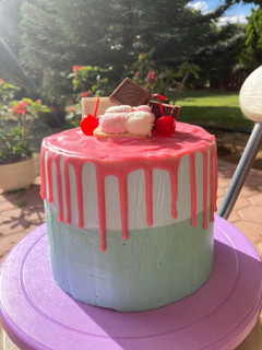 Una foto de Pastel chispas de chocolate